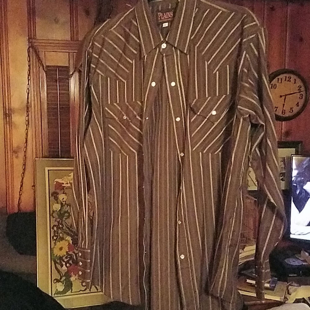 Vintage pearl snap shirt